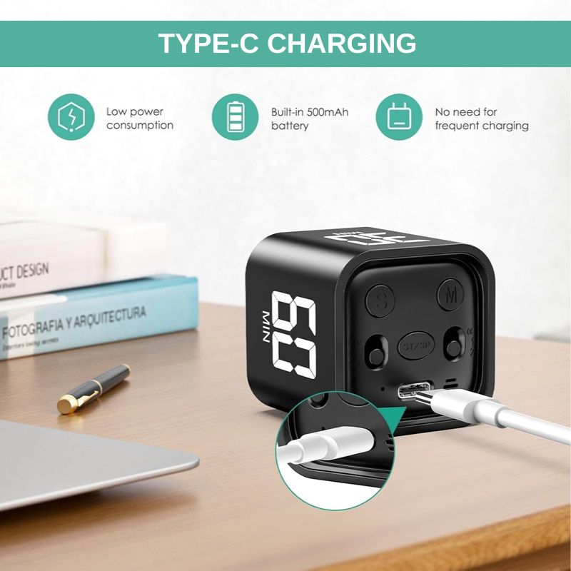 Smart Cube Timer mit Schwerkraftsensor und LED-Anzeige