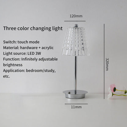 Glintora - Moderne Kristall Touch Tischlampe