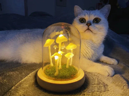 Garduru DIY-Pilz-Lampe für Heimdekoration