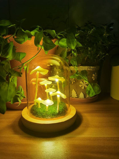 Garduru DIY-Pilz-Lampe für Heimdekoration