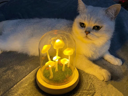 Garduru DIY-Pilz-Lampe für Heimdekoration