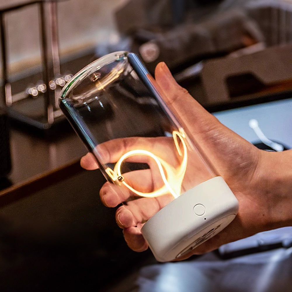 Moderne Magnetische Tischlampe - Aufladbare und Kabellose LED