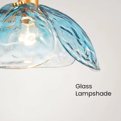 Kreative Blumensuspension für Nachttisch – Elegante Glasbeleuchtung für Schlafzimmer und Wohnzimmer