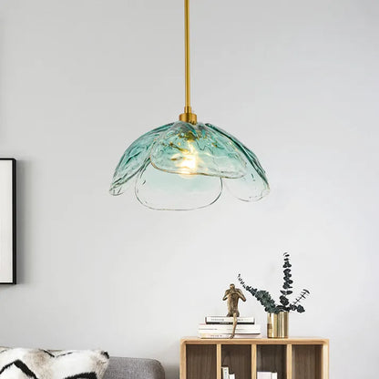 Kreative Blumensuspension für Nachttisch – Elegante Glasbeleuchtung für Schlafzimmer und Wohnzimmer