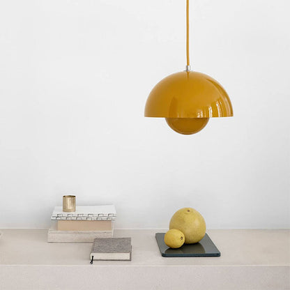 Suspension Auroraglo V2 - Moderne Lampe in Form von Blumentopf für Schlafzimmer, LED-Beleuchtung, Skandinavisches Design