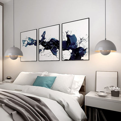 Suspension Auroraglo V2 - Moderne Lampe in Form von Blumentopf für Schlafzimmer, LED-Beleuchtung, Skandinavisches Design