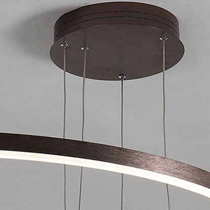 Pendelleuchte Ring | Modern dimmbare Deckenleuchte Schwarz