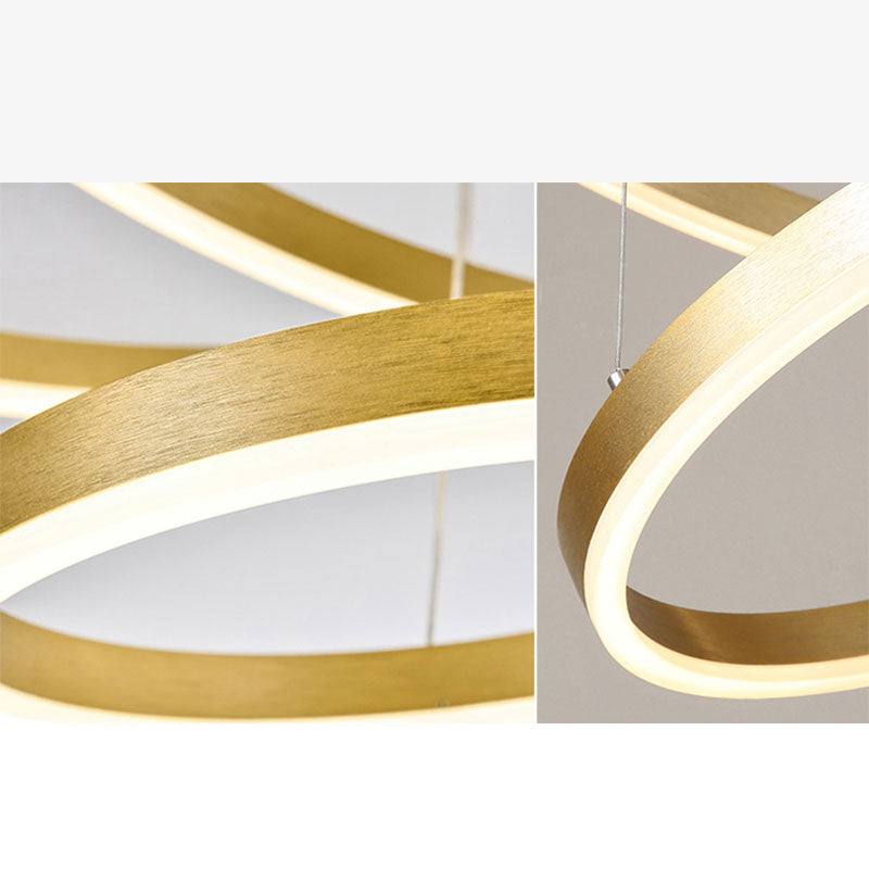 Pendelleuchte Ring | Modern dimmbare Deckenleuchte Schwarz
