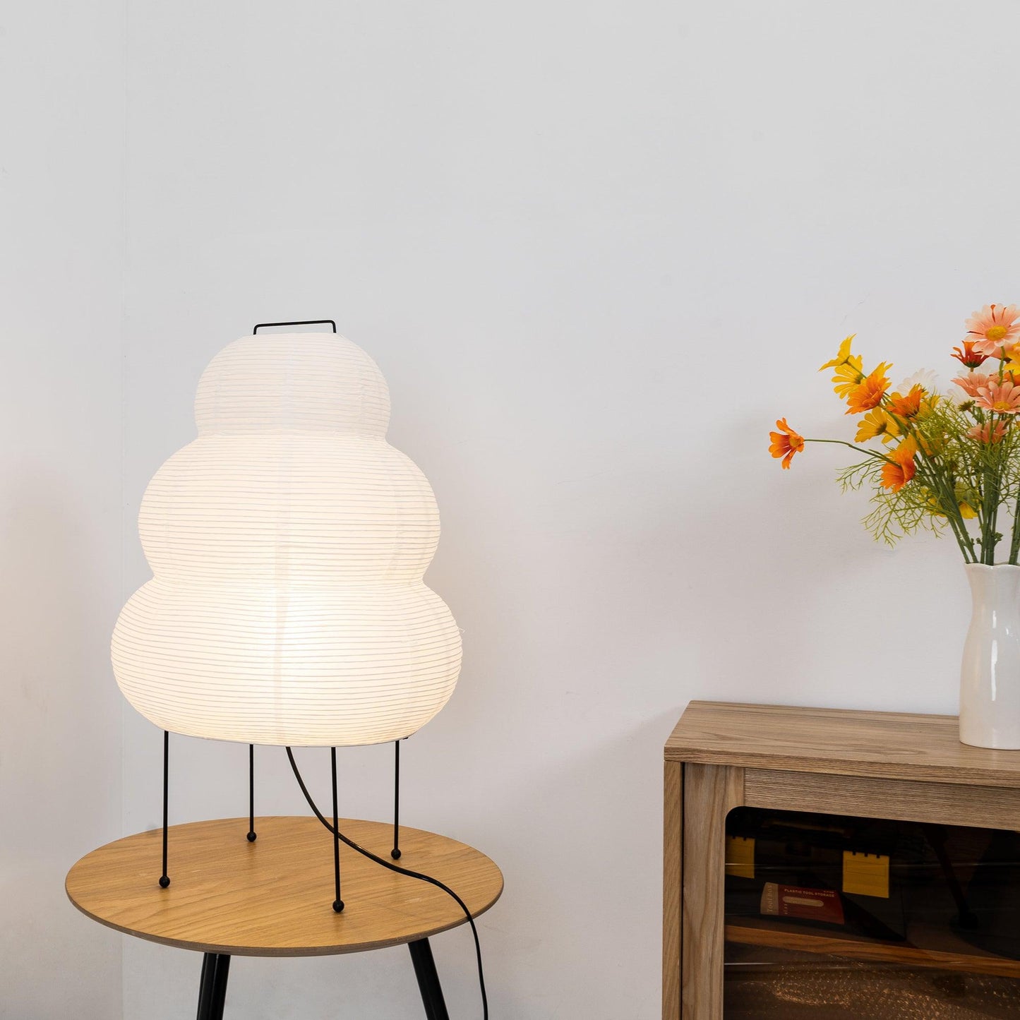 Garduru Tischlampe – Japanisch inspirierte sanfte Papierlicht