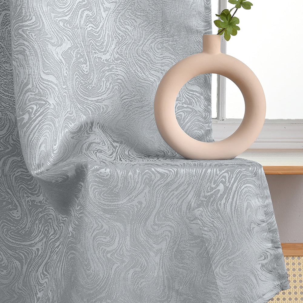 Blickdichte Vorhänge Fertig - Moderner Polyester in Grau, Blau und Grün für Schlafzimmer und Wohnzimmer