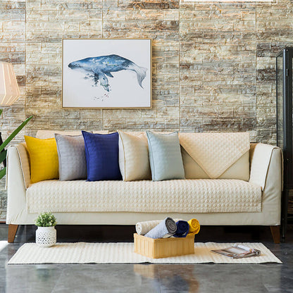 Baumwollgepolsterte Ecksofaüberzüge, Möbelprotektor Rutschfeste Sofaüberzüge