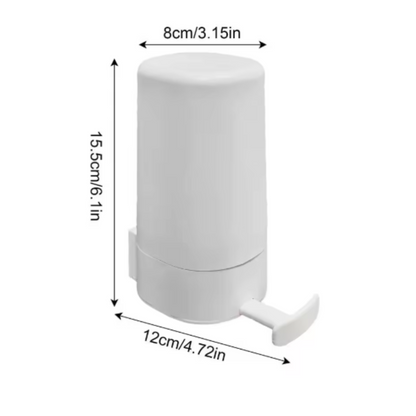 Wandmontierter Seifenspender mit Grinder