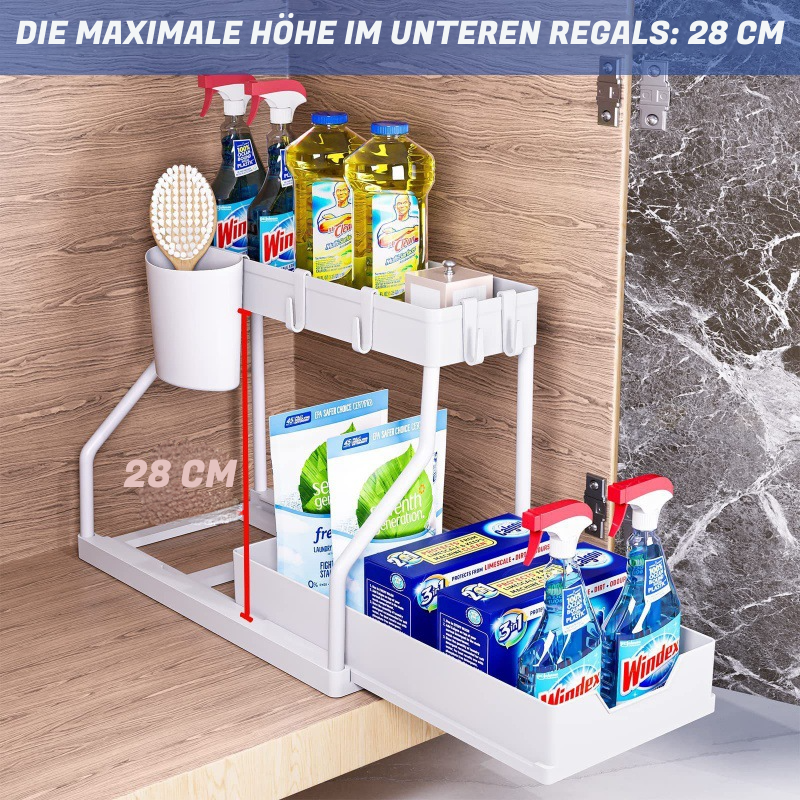 Untertisch Organizer für die Spüle - Platzwunder