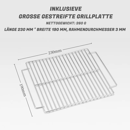 Tragbarer Tisch Holzofen Camping - Falfbar, Grill