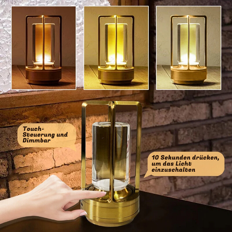 Retro LED Tischlampe Akku dimmbar Ambiente-Beleuchtung