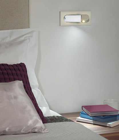Moderne LED-Leselampe – Verstellbare Nachttischlampe für das Bett mit sanftem Licht