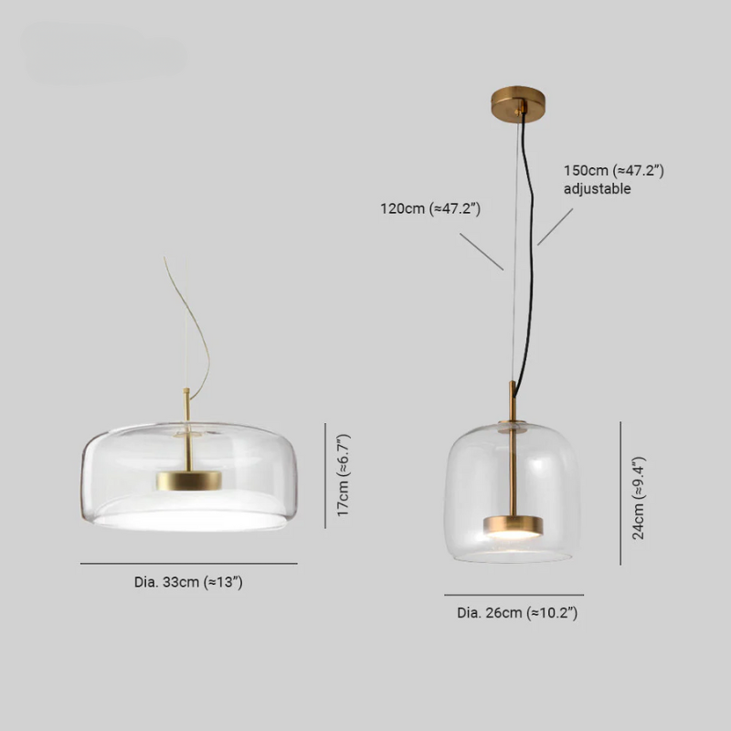 Retro LED Pendelleuchte für Zuhause und Büro - Elegantes Luminanzdesign