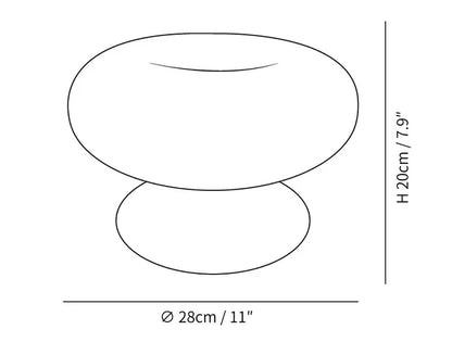 Garduru Tischlampe – Verspielt und doch Elegant LED Akzentbeleuchtung
