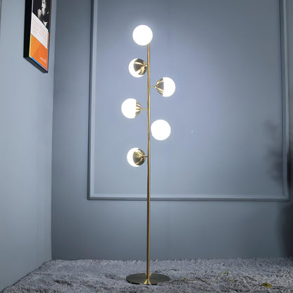 LED Baumlampe Doppler – Moderne Eleganz mit Glas-Kugeln