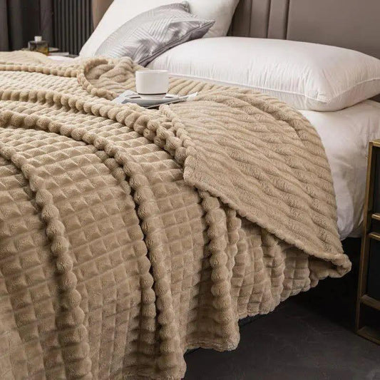 Dori Fleece-Decke für Wärme und Komfort – Luxus-Polyester-Winterdecke, maschinenwaschbar, erhältlich in verschiedenen Größen und Farben