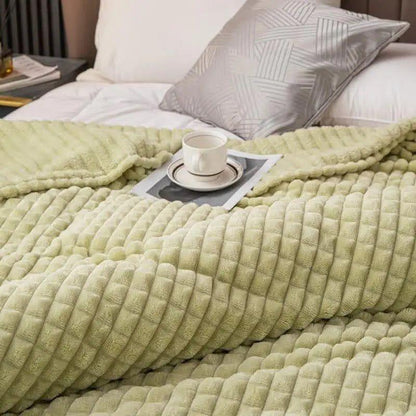 Dori Fleece-Decke für Wärme und Komfort – Luxus-Polyester-Winterdecke, maschinenwaschbar, erhältlich in verschiedenen Größen und Farben