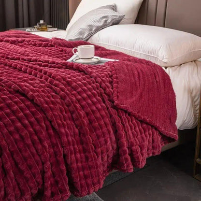 Dori Fleece-Decke für Wärme und Komfort – Luxus-Polyester-Winterdecke, maschinenwaschbar, erhältlich in verschiedenen Größen und Farben