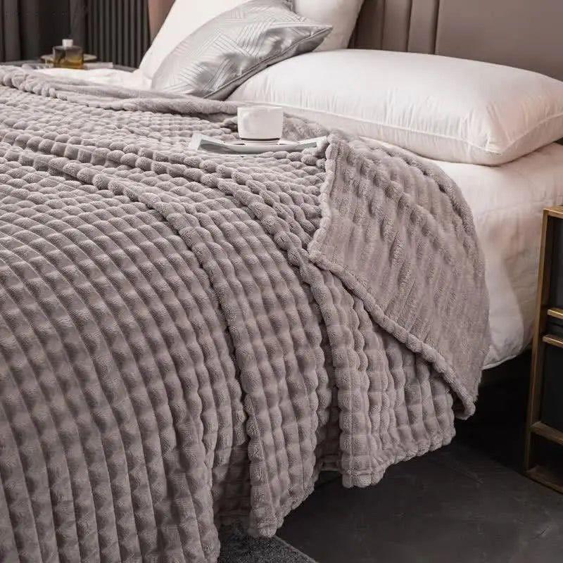 Dori Fleece-Decke für Wärme und Komfort – Luxus-Polyester-Winterdecke, maschinenwaschbar, erhältlich in verschiedenen Größen und Farben