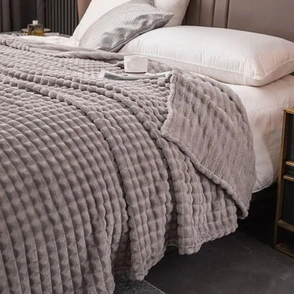 Dori Fleece-Decke für Wärme und Komfort – Luxus-Polyester-Winterdecke, maschinenwaschbar, erhältlich in verschiedenen Größen und Farben
