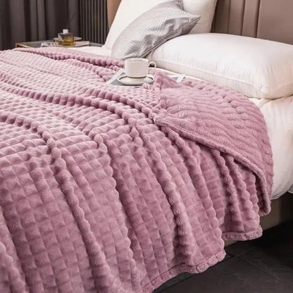 Dori Fleece-Decke für Wärme und Komfort – Luxus-Polyester-Winterdecke, maschinenwaschbar, erhältlich in verschiedenen Größen und Farben