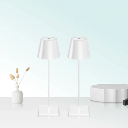 LumiFlex – Luxuriöse kabellose Tischlampe mit einstellbarer Beleuchtung