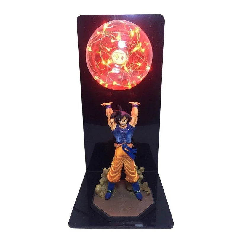 Dragon Ball Z Goku Lampe – Energie-Bomben LED Nachtlicht, DBZ Sammlerstück Figur