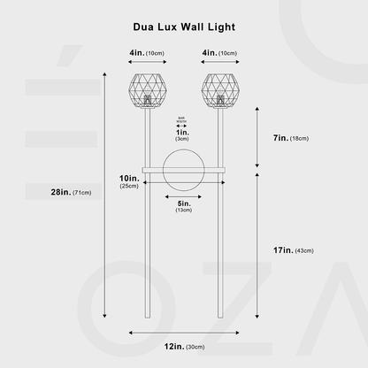 Dua Lux Wandleuchte