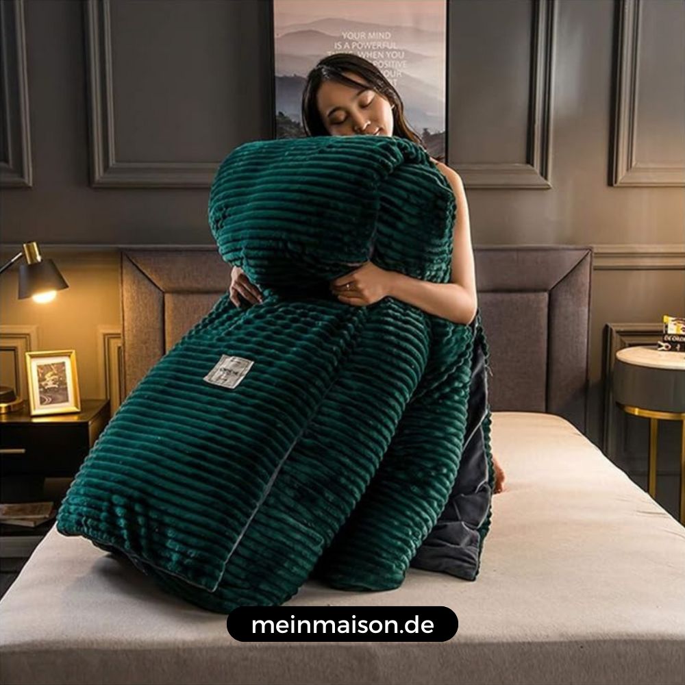 SweetDreams™ - Samt-Fleece-Bettdecke | Ultimativer Komfort