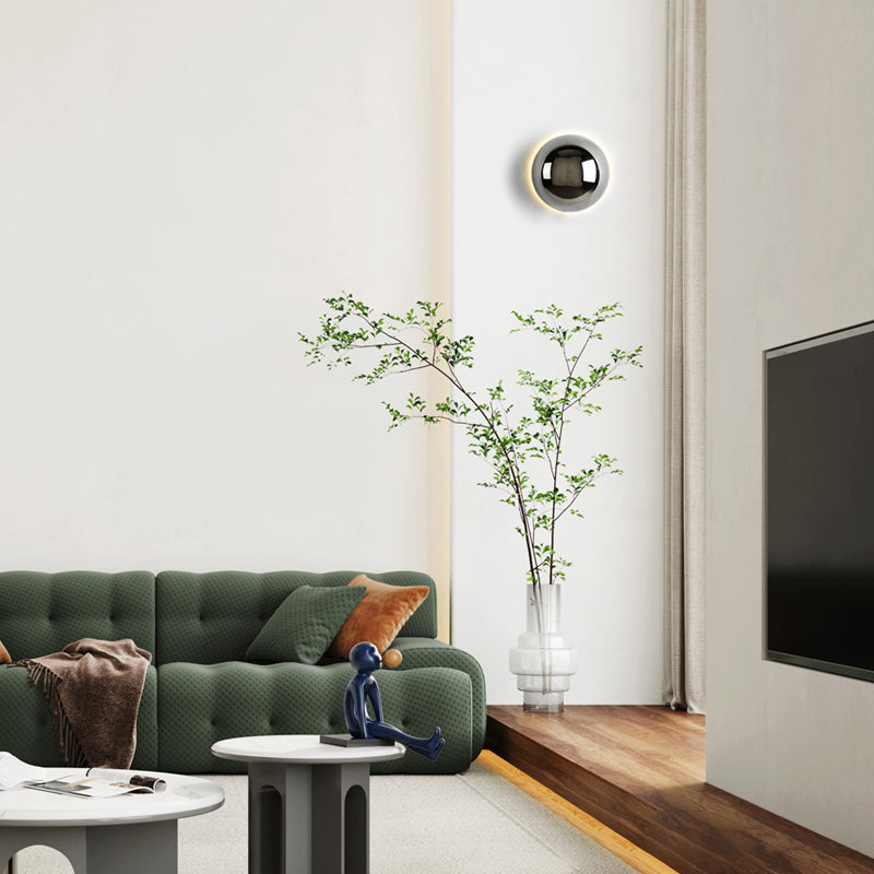 Wandapplikation Bauhaus Stil Mittelalter - Moderne Eleganz mit Eclipse-Effekt