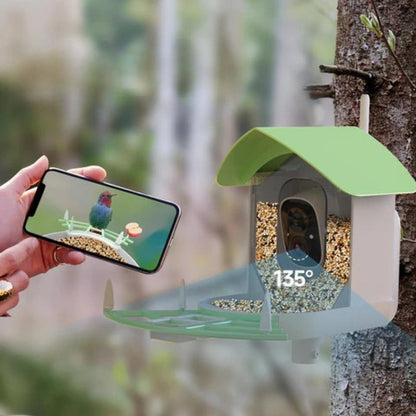 Vogelfutterstation mit intelligenter Kamera und Nachtsicht - BirdWatch Pro