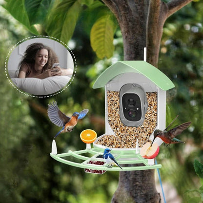 Vogelfutterstation mit intelligenter Kamera und Nachtsicht - BirdWatch Pro