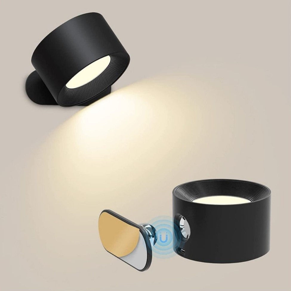 EasyStick™ Kabellose Wandlampe – Wiederaufladbar, Dimmbar & 360° Drehbare LED Lampe