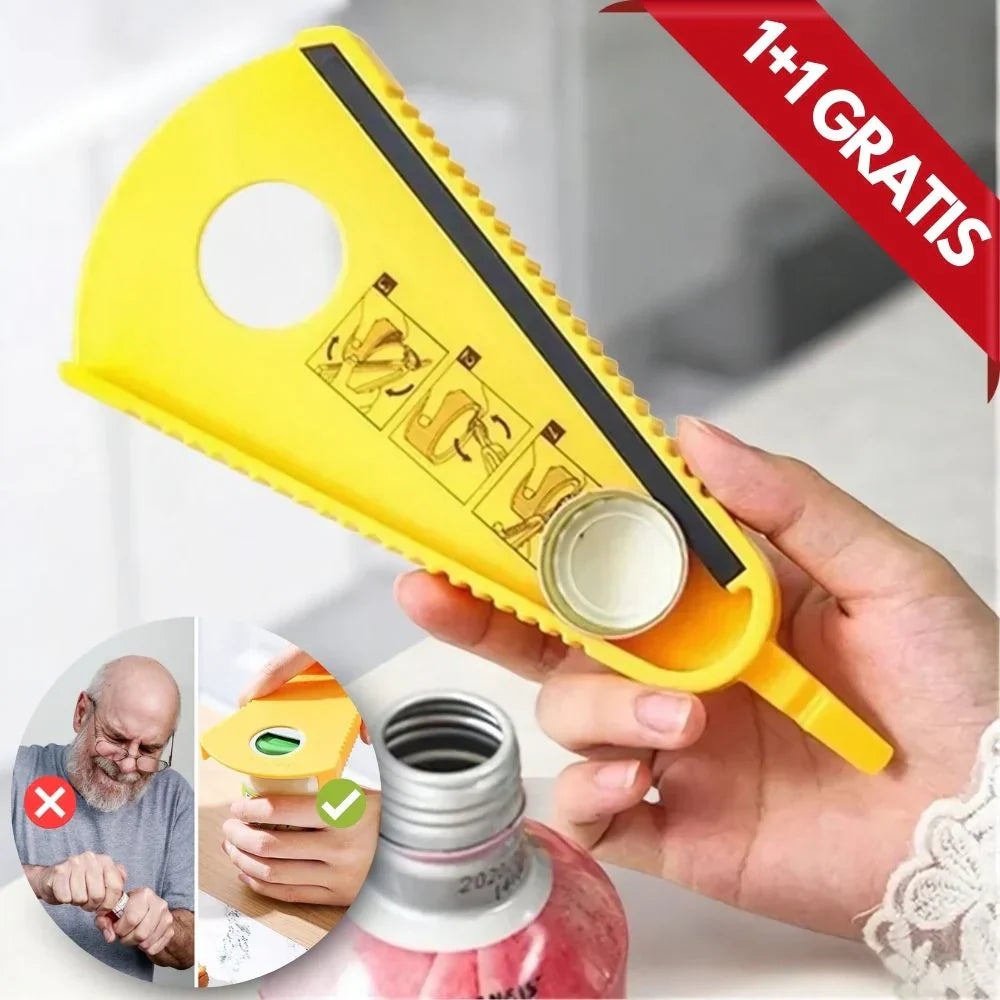 Bequemer Flaschenöffner mit rutschfestem Griff