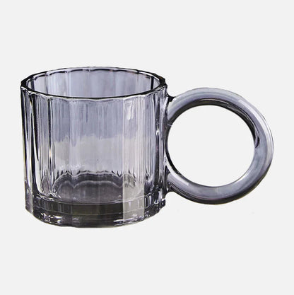 EcoSip - Glas-Tasse mit Sonnenblumen- oder Wellenstruktur