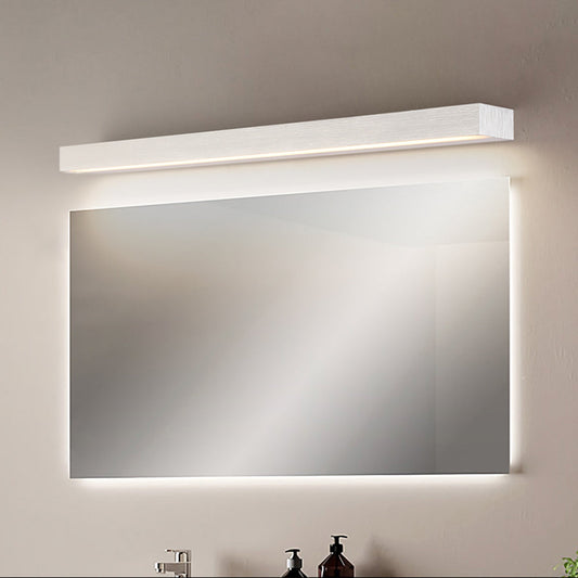 Schlanke lineare LED-Wandleuchte in Weiß, Badezimmer/Schlafzimmer/Wohnzimmer aus Metall und Acryl