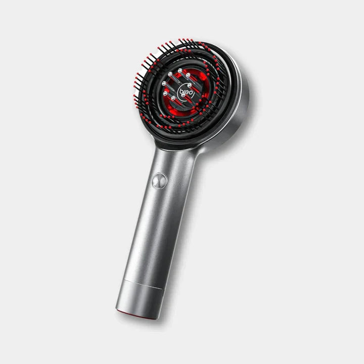Wiederaufladbarer Kopfhautmassager mit LED-Lichttherapie