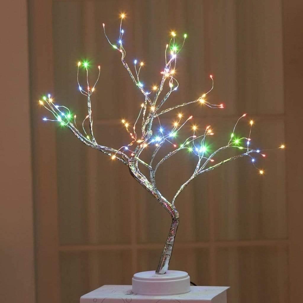 Garduru LED Baum Tischlampe | Magisches Stimmungslicht | Kabellos | Deko für Zuhause