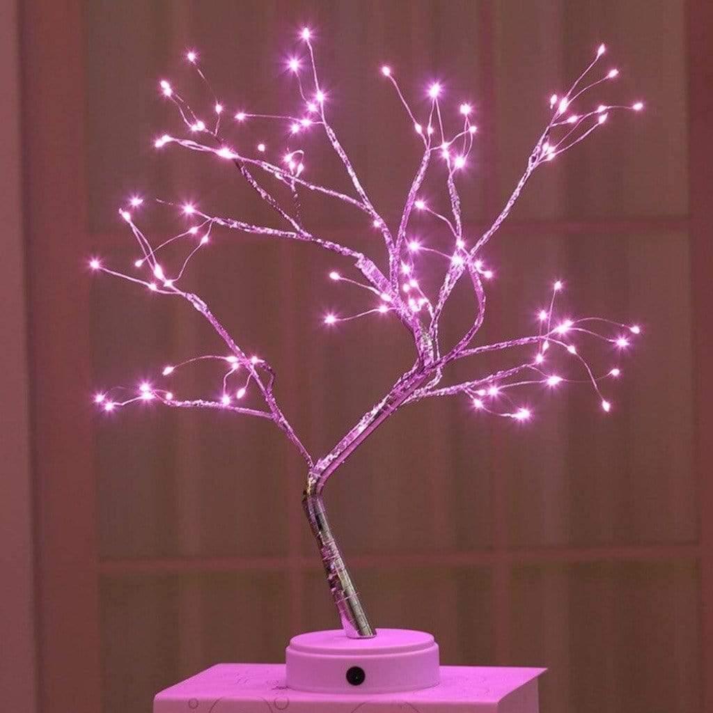 Garduru LED Baum Tischlampe | Magisches Stimmungslicht | Kabellos | Deko für Zuhause