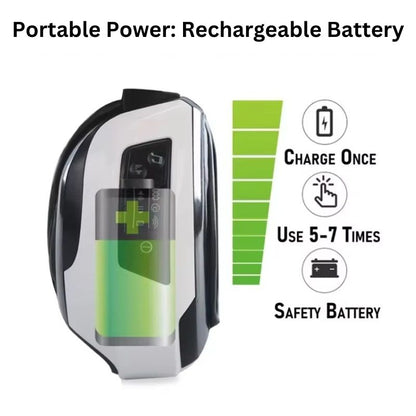 Tragbarer Augenmassager mit beruhigender Wärme, Vibration und Bluetooth-Musik