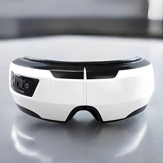 Tragbarer Augenmassager mit beruhigender Wärme, Vibration und Bluetooth-Musik