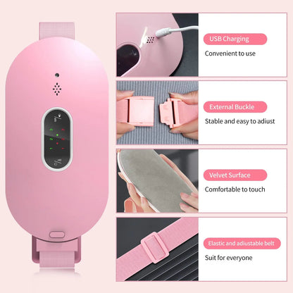 EaseFlow - Menstruationsheizdecke mit Vibrationsmassage
