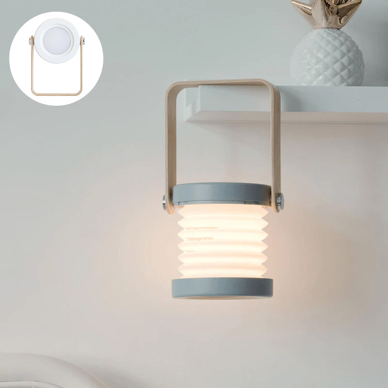 Garduru™ Kreative Teleskoplampe aus Holz