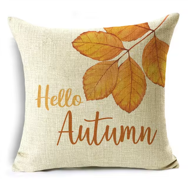 Garduru - Kopfkissenbezug mit Herbstmotiv