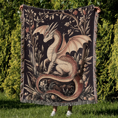 Mystic Dragon Gewebte Decke