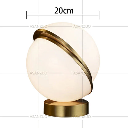 LumiSphere - Acryl runde Ball Tischlampe